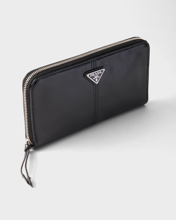 Leather wallet - Black Leather wallet - Black