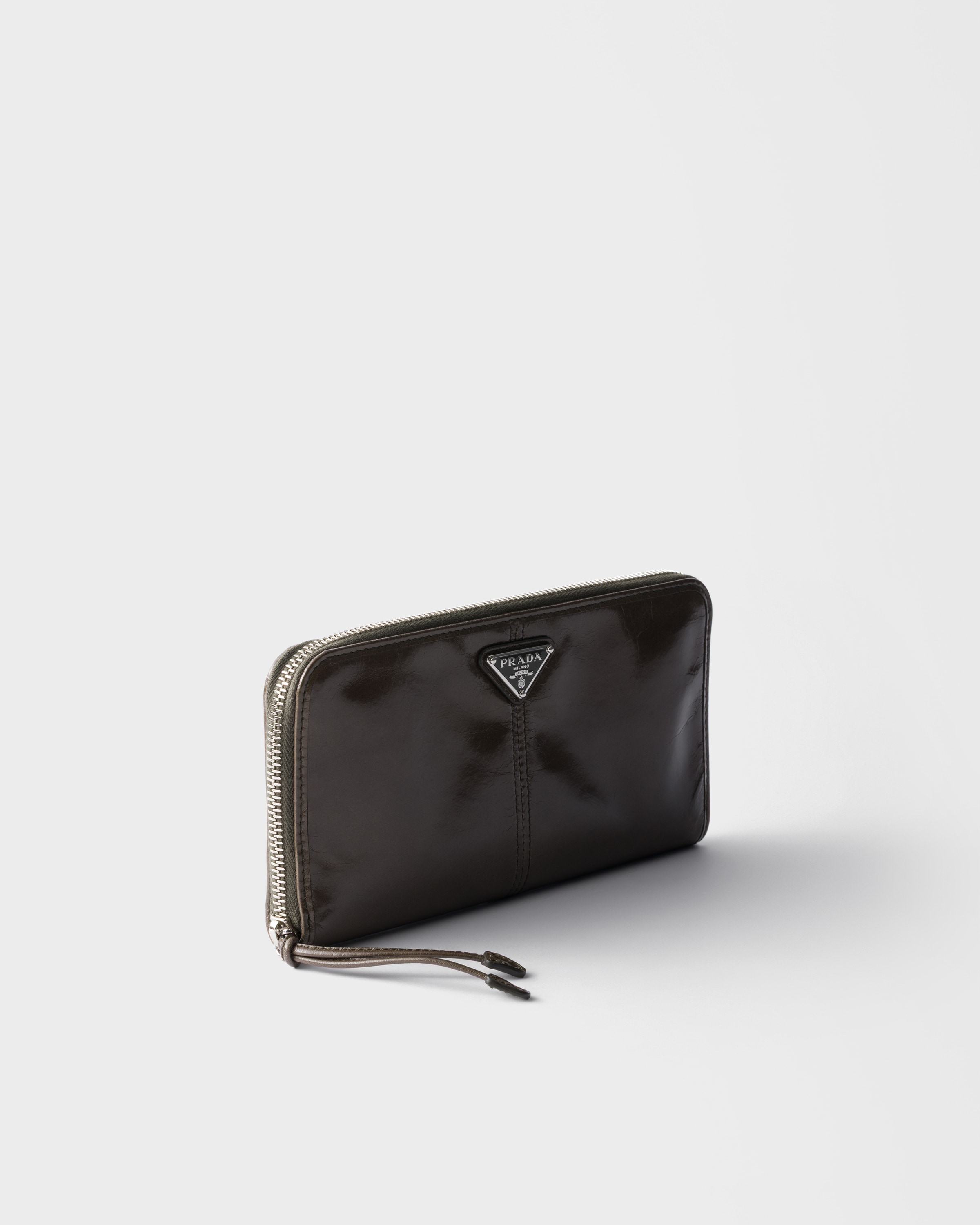 Military Green Leather Wallet | PRADA