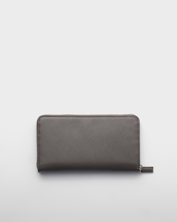 Saffiano leather zip around wallet Saffiano leather zip around wallet
