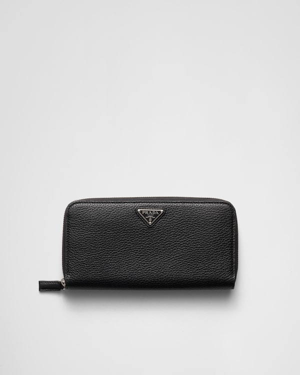 ブラック ヴィッテロダイノレザー コインケース | PRADA