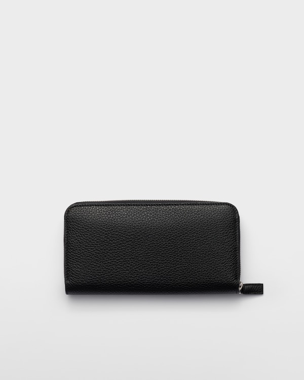 ヴィッテロダイノレザー 財布 - ブラック/ローデングリーン ヴィッテロダイノレザー 財布 - ブラック/ローデングリーン