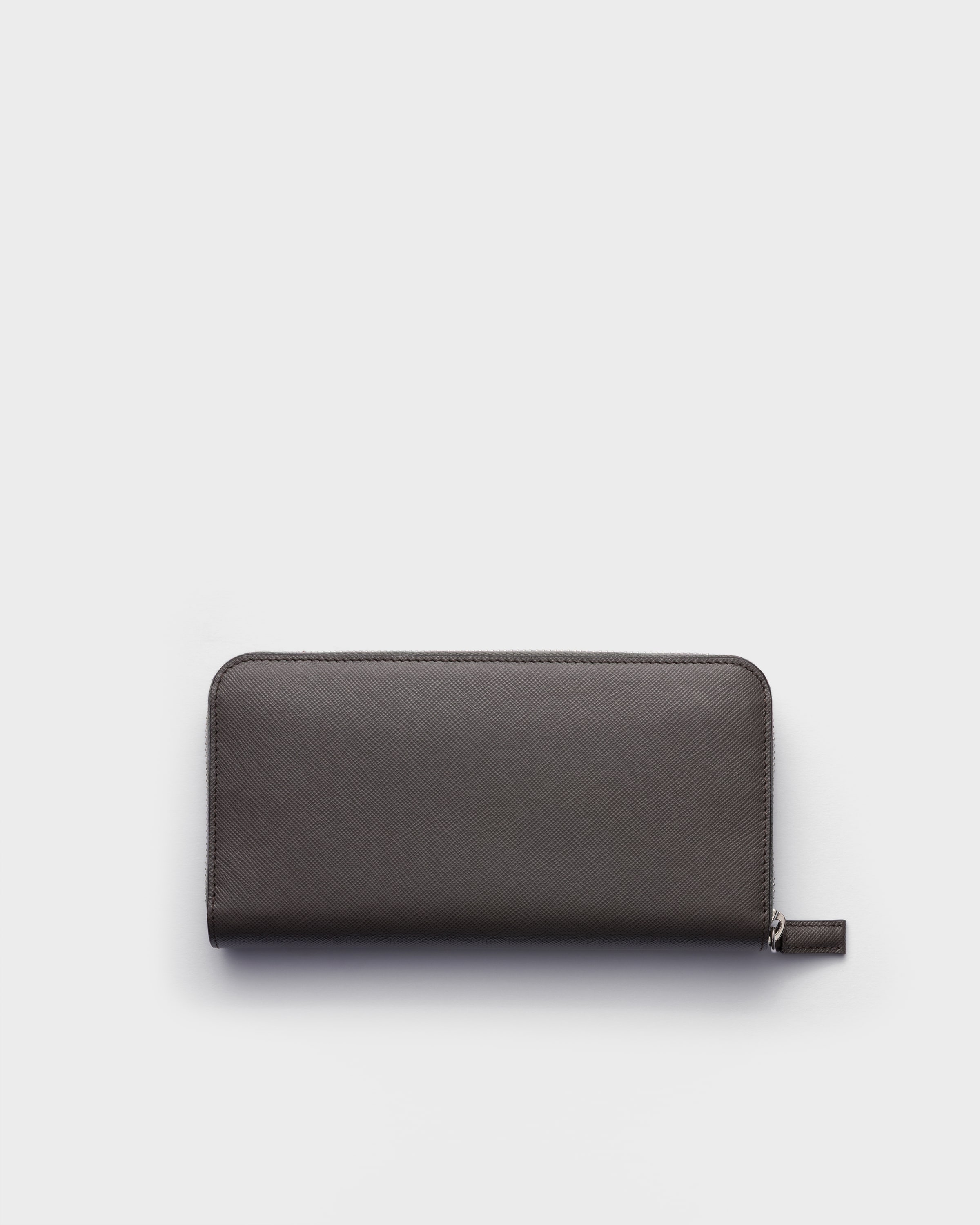 スモーク/アビエーションブルー サフィアーノレザー 財布 | PRADA - 日本