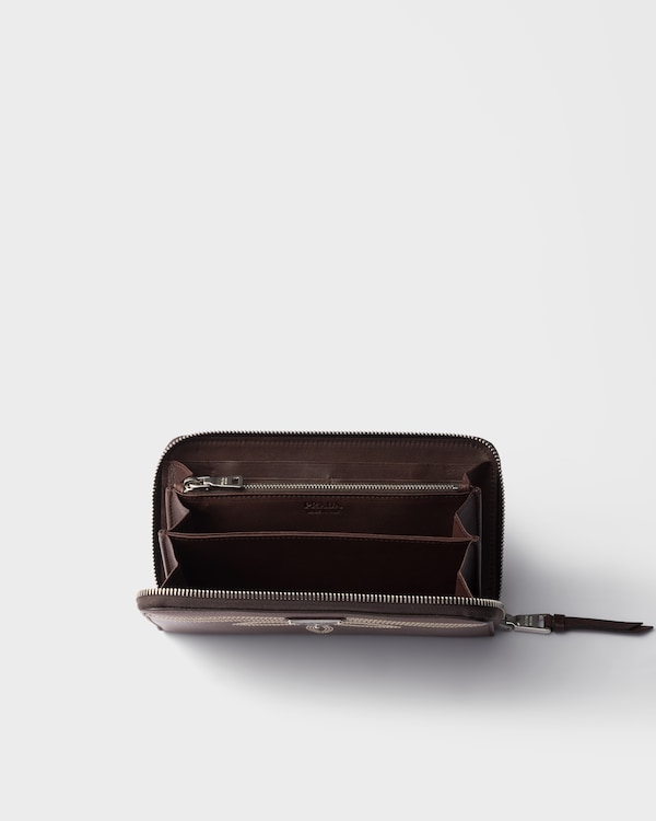 ナッパレザー 財布 - ブラウン ナッパレザー 財布 - ブラウン