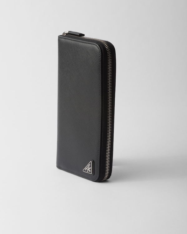 Portefeuille en cuir Saffiano Portefeuille en cuir Saffiano