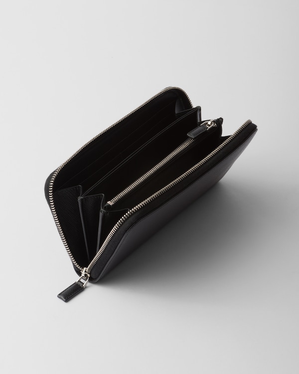 Portefeuille en cuir Saffiano Portefeuille en cuir Saffiano