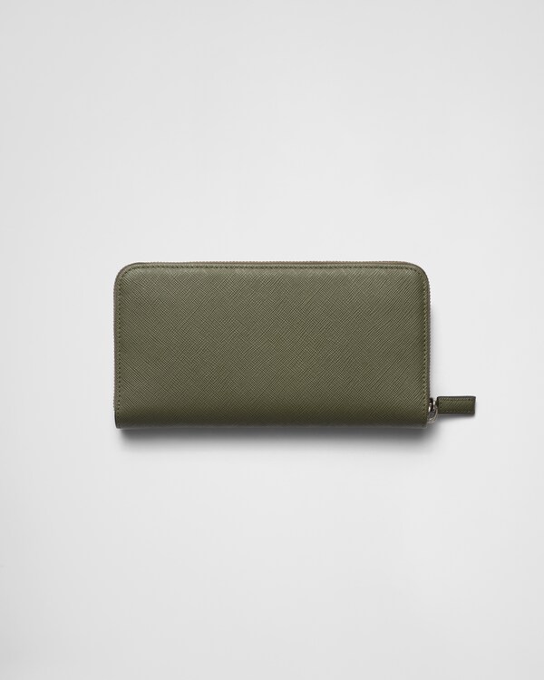 Portefeuille en cuir Saffiano Portefeuille en cuir Saffiano