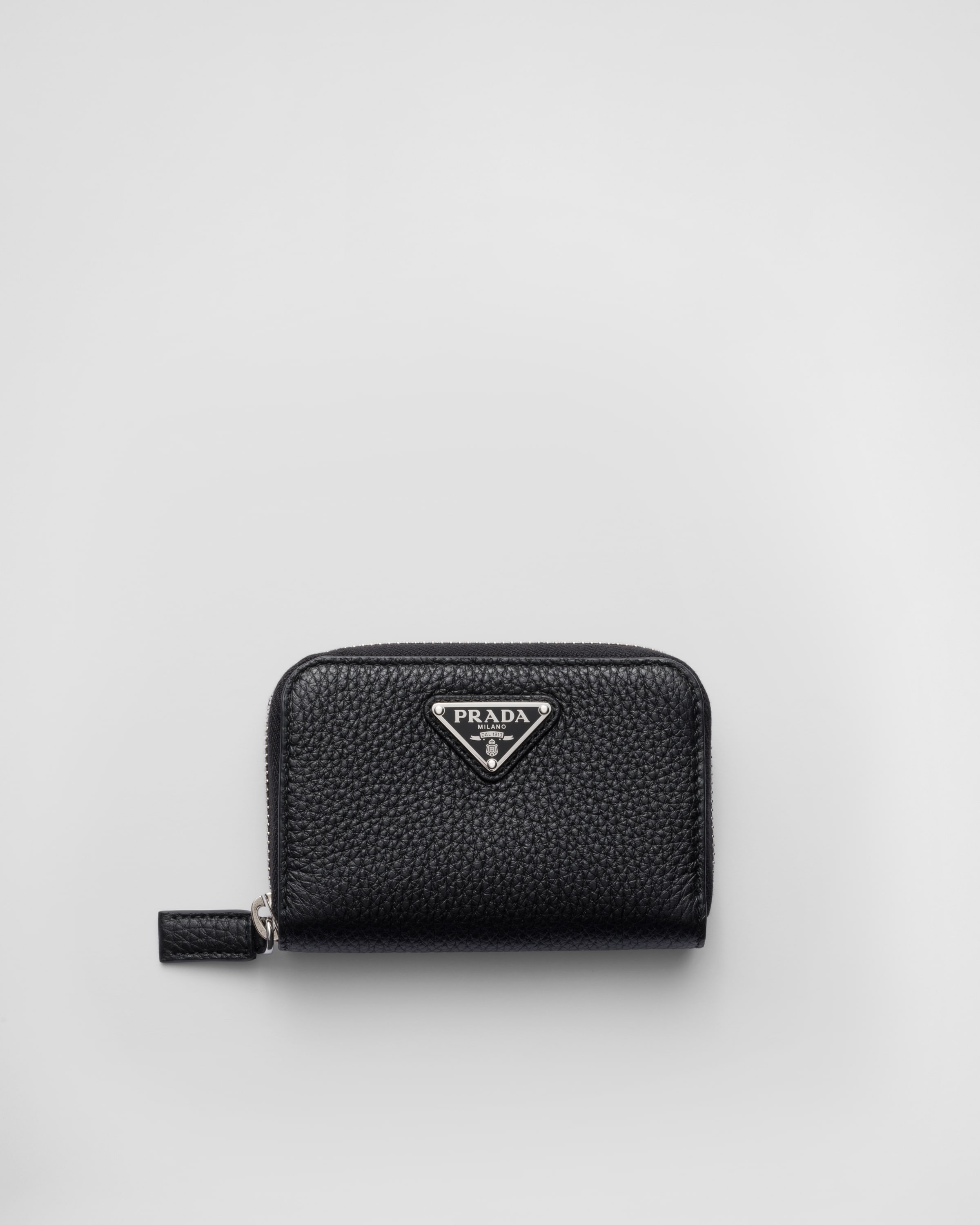 新作*PRADA*メンズ サフィアーノ コンパクト 財布 ジップ付