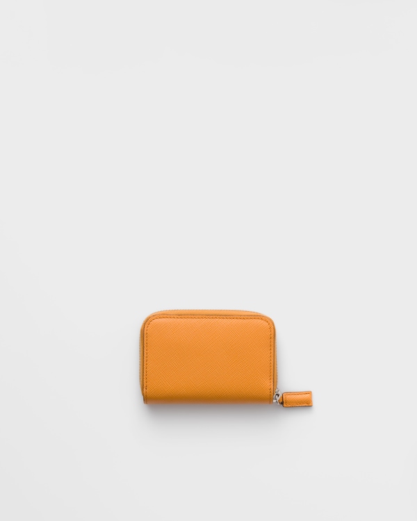 Saffiano coin purse - Amber Saffiano coin purse - Amber