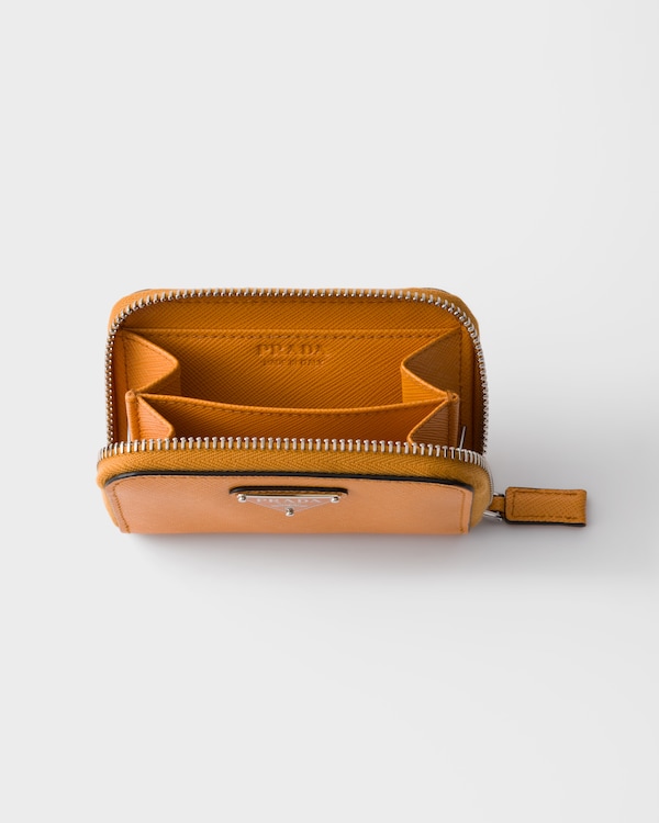 Saffiano coin purse - Amber Saffiano coin purse - Amber