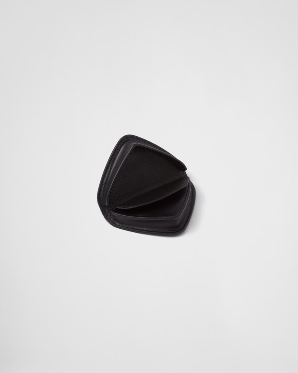 Monedero de piel Saffiano - Negro Monedero de piel Saffiano - Negro