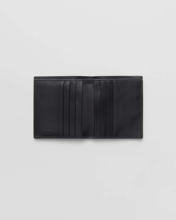 Ostrich Leather Wallet - Black Ostrich Leather Wallet - Black