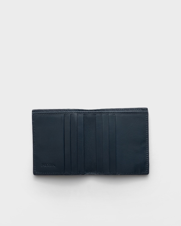 Leather wallet - Baltic Blue Leather wallet - Baltic Blue
