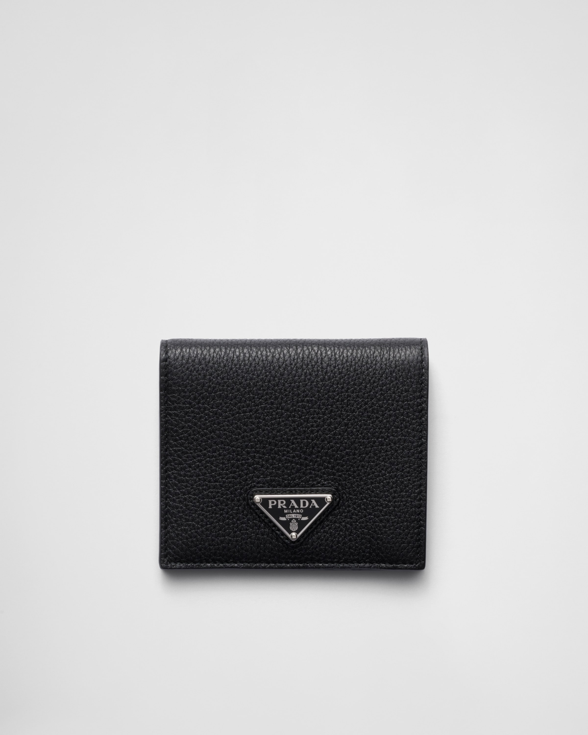Black Leather Wallet PRADA