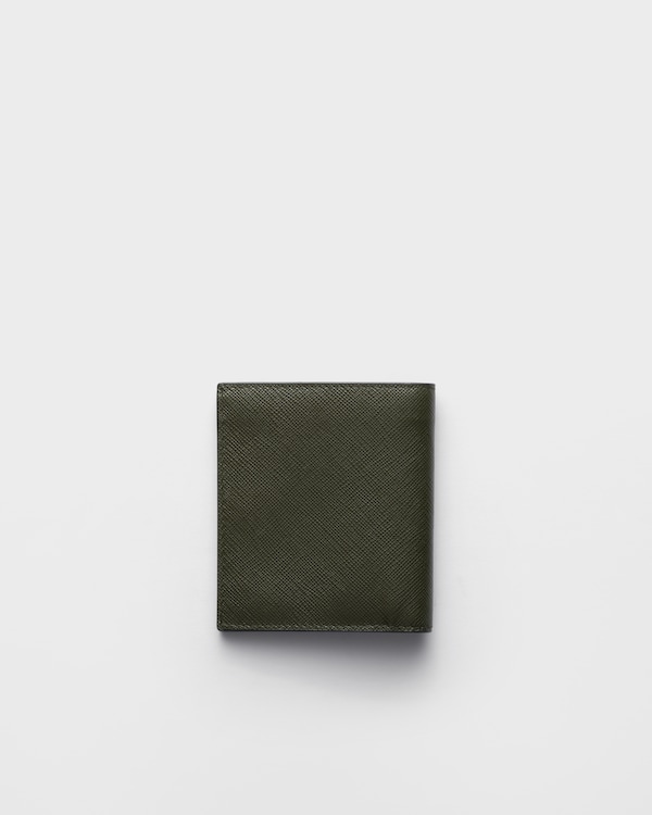 Portefeuille en cuir Saffiano Portefeuille en cuir Saffiano