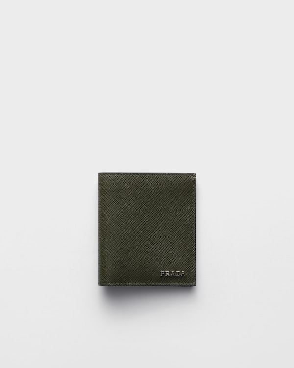 Portefeuille en cuir Saffiano Portefeuille en cuir Saffiano