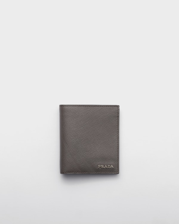 ブラック サフィアーノタブ 財布 | PRADA