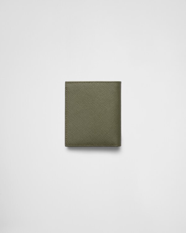 Portefeuille en cuir Saffiano Portefeuille en cuir Saffiano