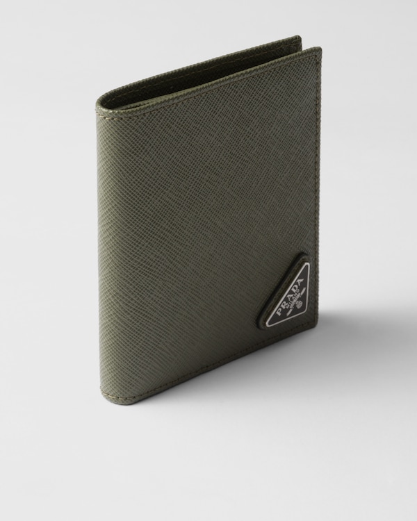 Portefeuille en cuir Saffiano Portefeuille en cuir Saffiano