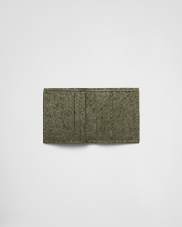 Portefeuille en cuir Saffiano Portefeuille en cuir Saffiano