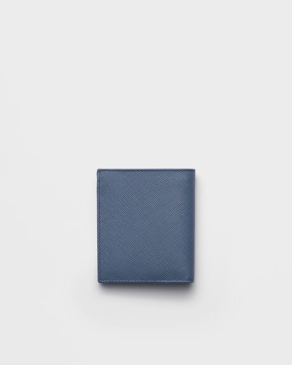 Saffiano leather wallet - Aviation Blue Saffiano leather wallet - Aviation Blue