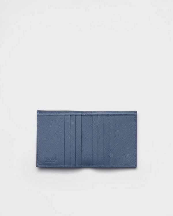 Saffiano leather wallet - Aviation Blue Saffiano leather wallet - Aviation Blue