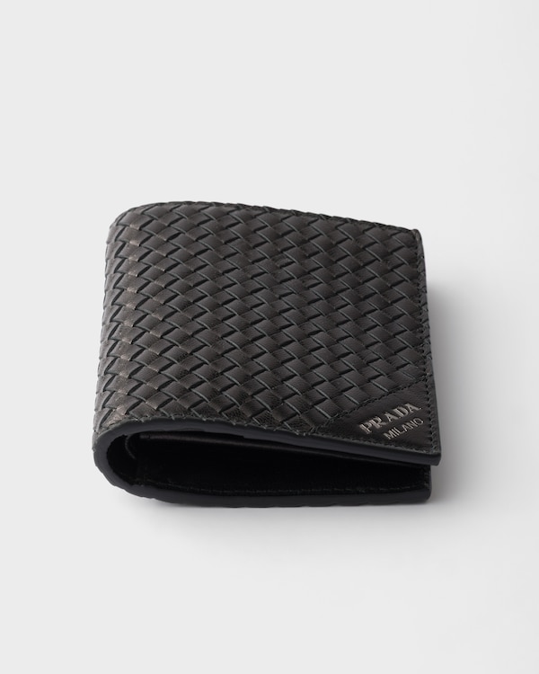 Leather wallet - Black Leather wallet - Black