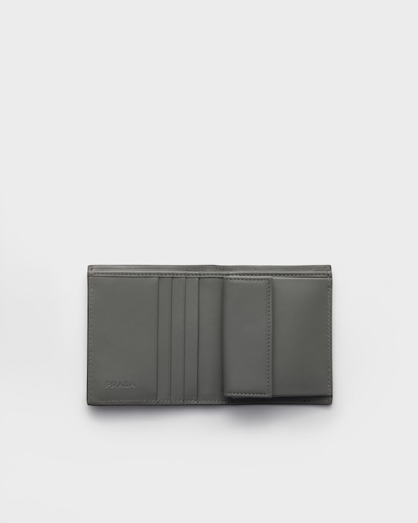 レザー 財布 - コーヒー/マーブル レザー 財布 - コーヒー/マーブル