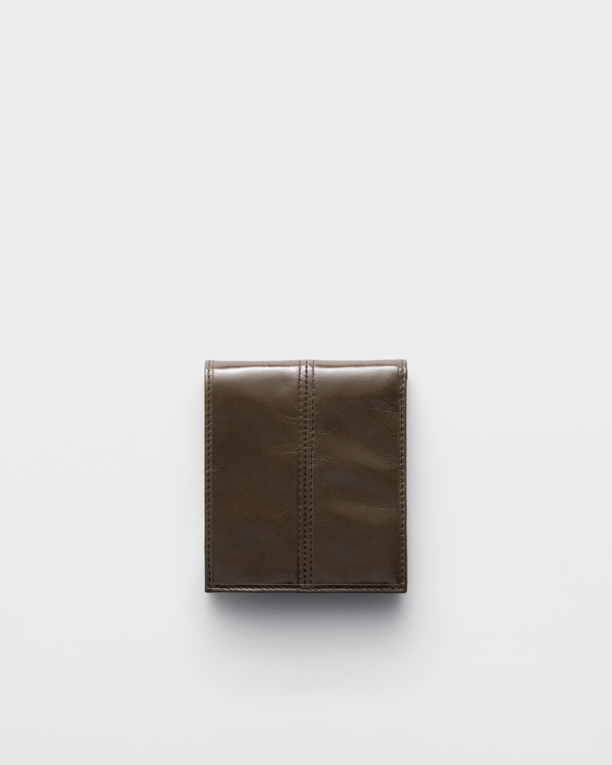 Military Green Leather Wallet | PRADA