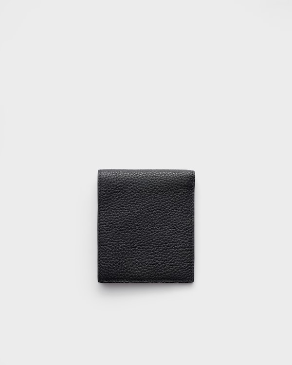 Leather wallet - Black Leather wallet - Black