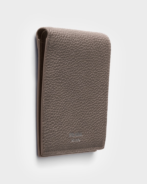 Leather wallet - Bamboo Gray Leather wallet - Bamboo Gray