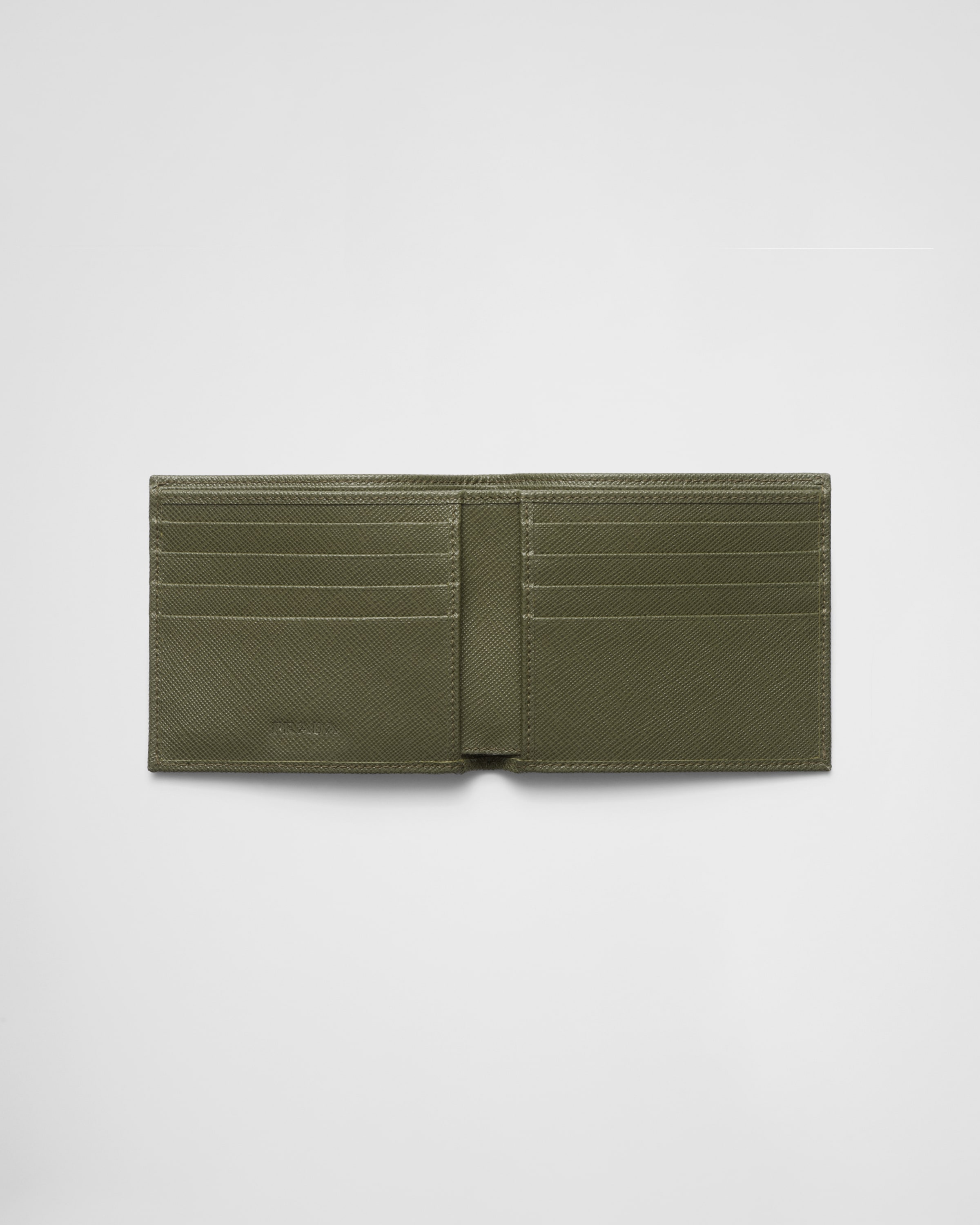 Prada shop wallet green