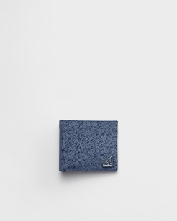 Saffiano Leather Wallet - Aviation Blue Saffiano Leather Wallet - Aviation Blue