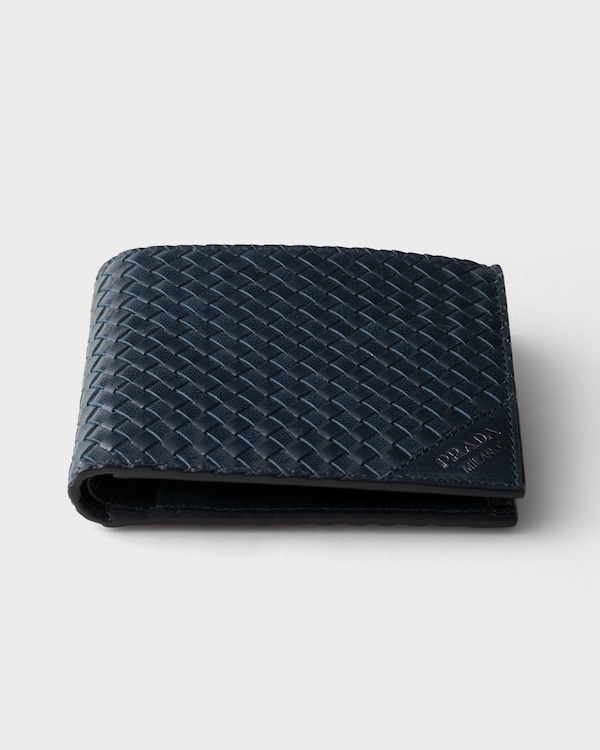 Leather wallet with coin compartment - Baltic Blue Leather wallet with coin compartment - Baltic Blue