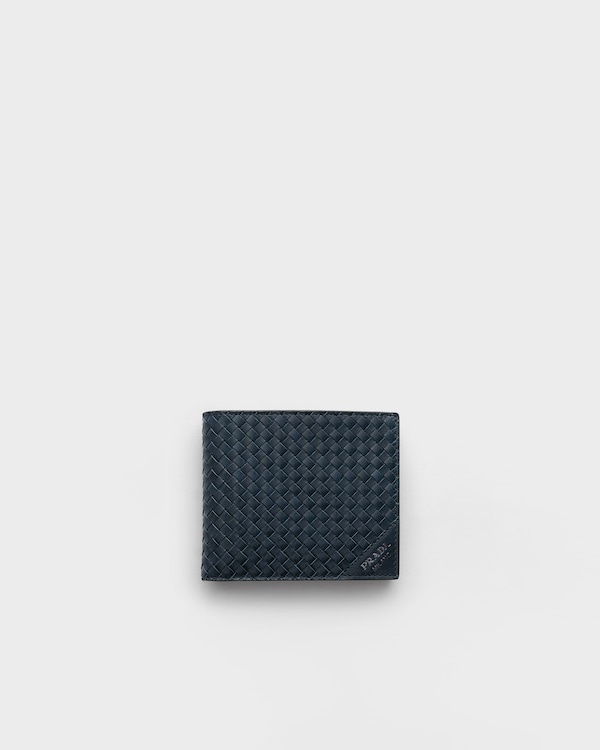 Leather wallet with coin compartment - Baltic Blue Leather wallet with coin compartment - Baltic Blue