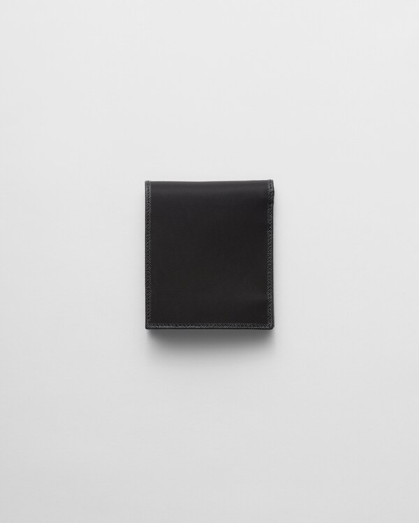 Portefeuille Re-Nylon avec porte-monnaie - Noir Portefeuille Re-Nylon avec porte-monnaie - Noir