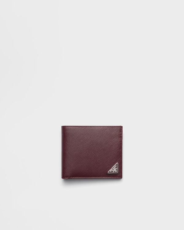 Portafoglio in Saffiano con portamonete Portafoglio in Saffiano con portamonete