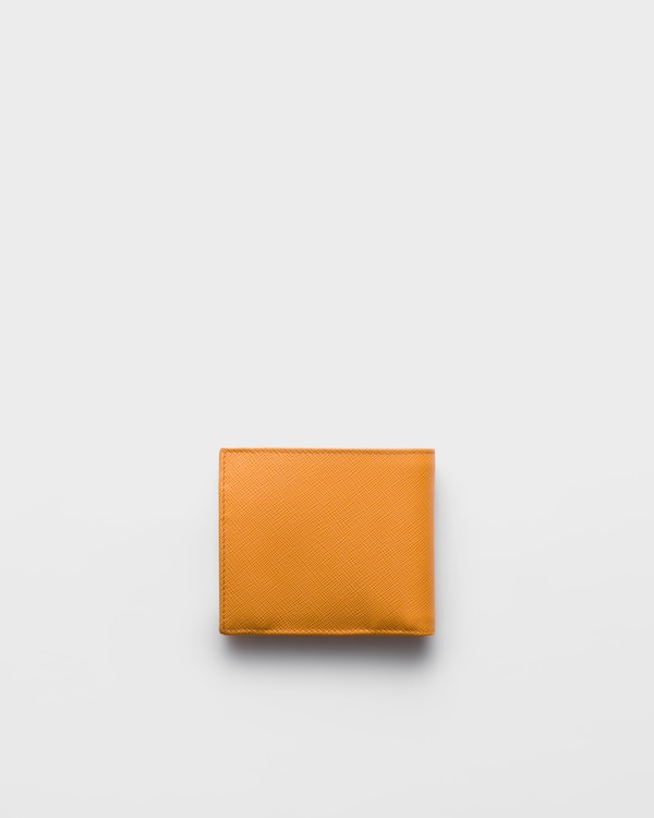 コインパース付きサフィアーノレザーウォレット - マスタードイエロー コインパース付きサフィアーノレザーウォレット - マスタードイエロー
