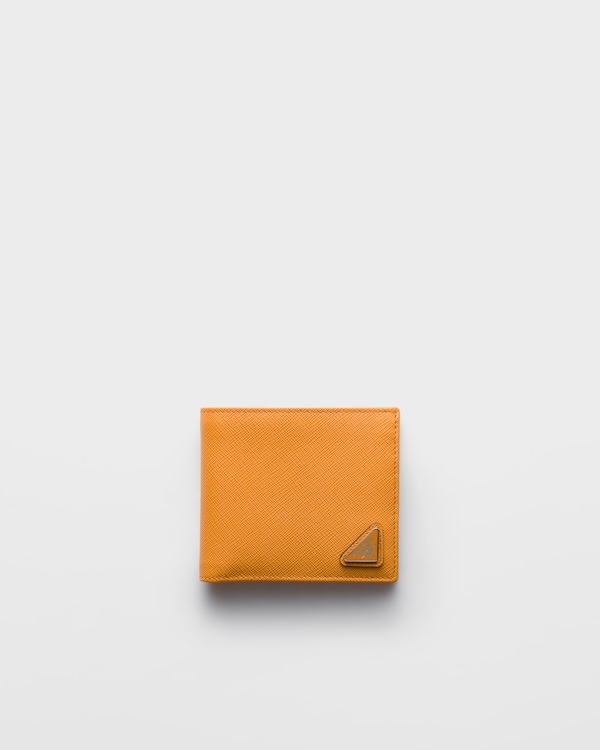 コインパース付きサフィアーノレザーウォレット - マスタードイエロー コインパース付きサフィアーノレザーウォレット - マスタードイエロー