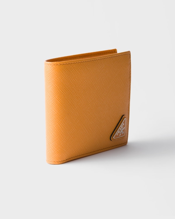コインパース付きサフィアーノレザーウォレット - マスタードイエロー コインパース付きサフィアーノレザーウォレット - マスタードイエロー