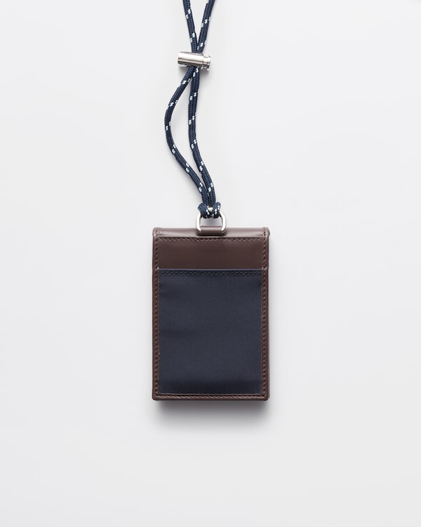 Prada Speedrock Re-Nylon and leather card holder with strap Prada Speedrock Re-Nylon and leather card holder with strap