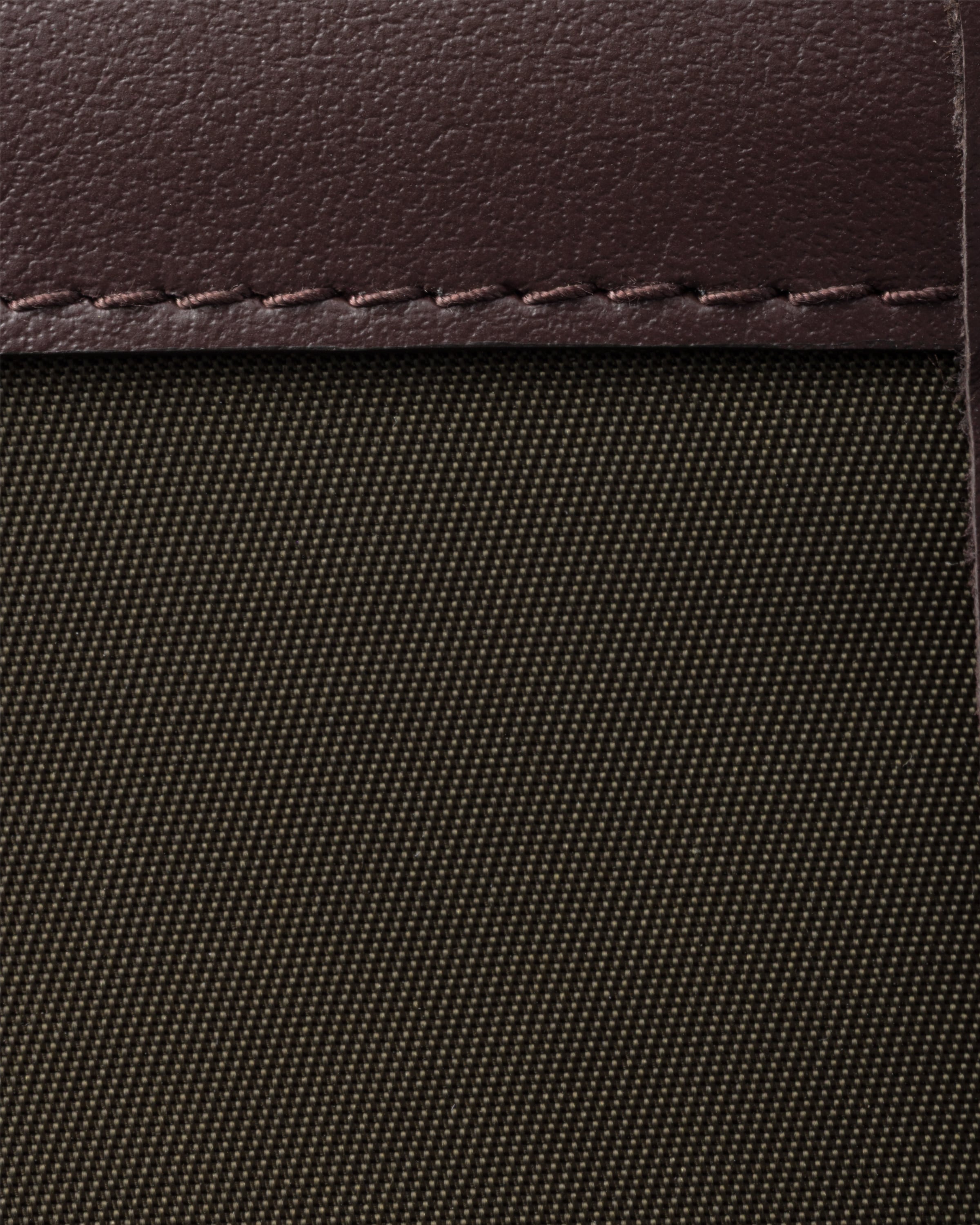 カーキ プラダ スピードロック Re-nylon レザー カードケース