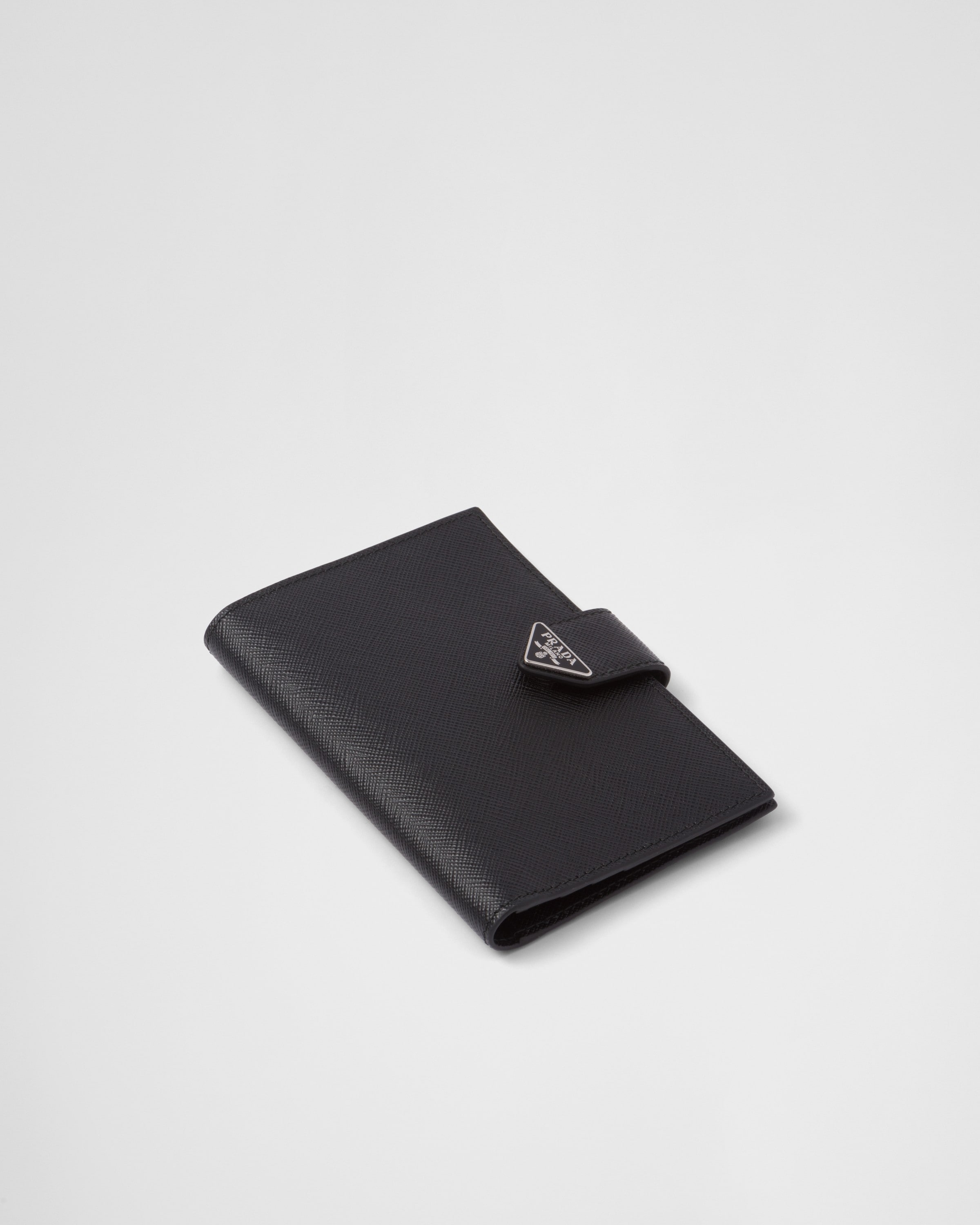 Prada - Black Saffiano Sport Passport Holder