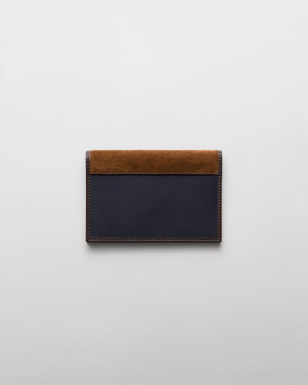 리나일론 및 가죽 여권 지갑 리나일론 및 가죽 여권 지갑