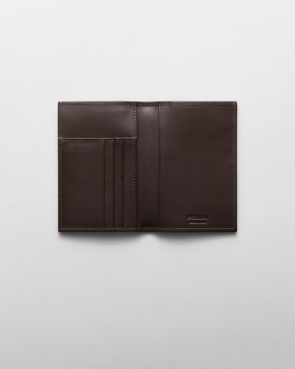 리나일론 및 가죽 여권 지갑 리나일론 및 가죽 여권 지갑