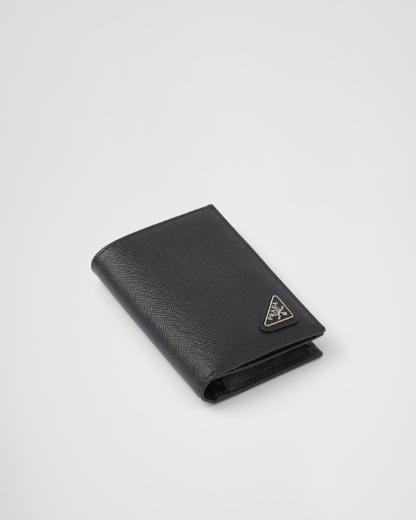 Petit portefeuille en cuir Saffiano Petit portefeuille en cuir Saffiano