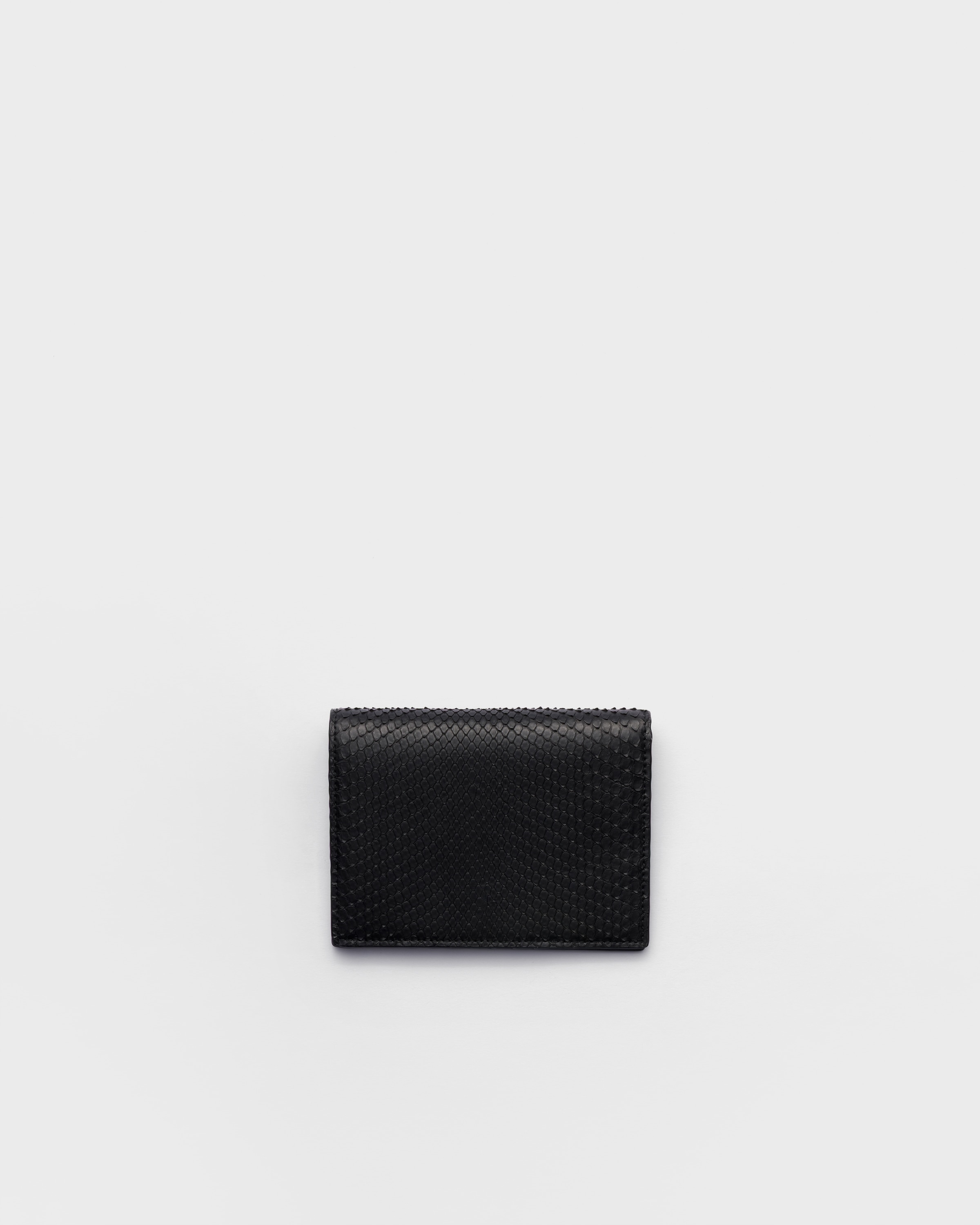 ブラック パイソンレザー財布 | PRADA - 日本