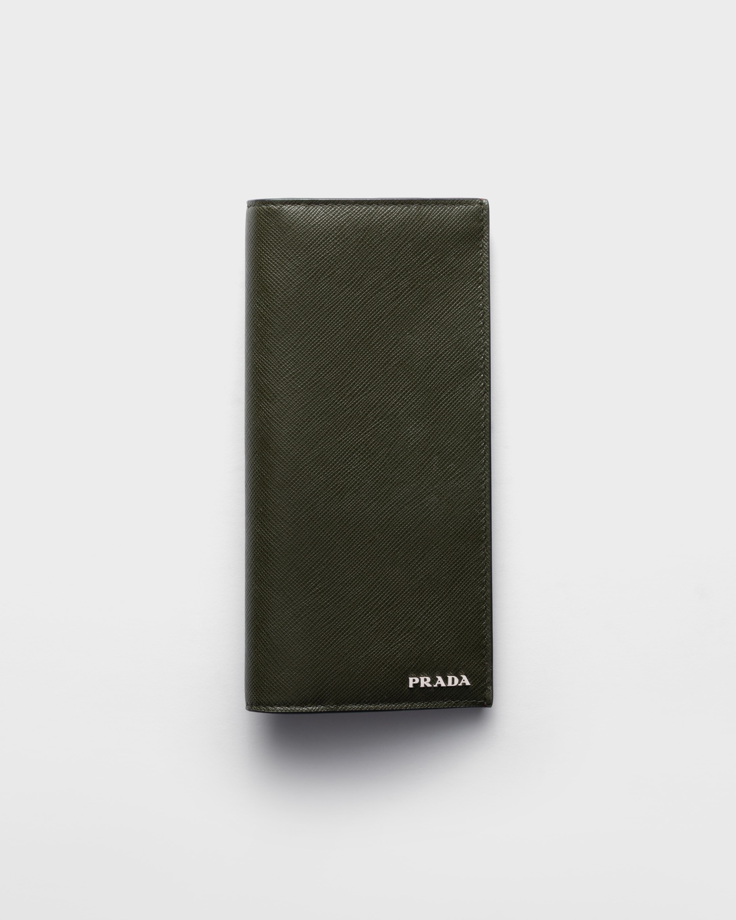 カモフラージュ/バーガンディ サフィアーノレザー 財布 | PRADA