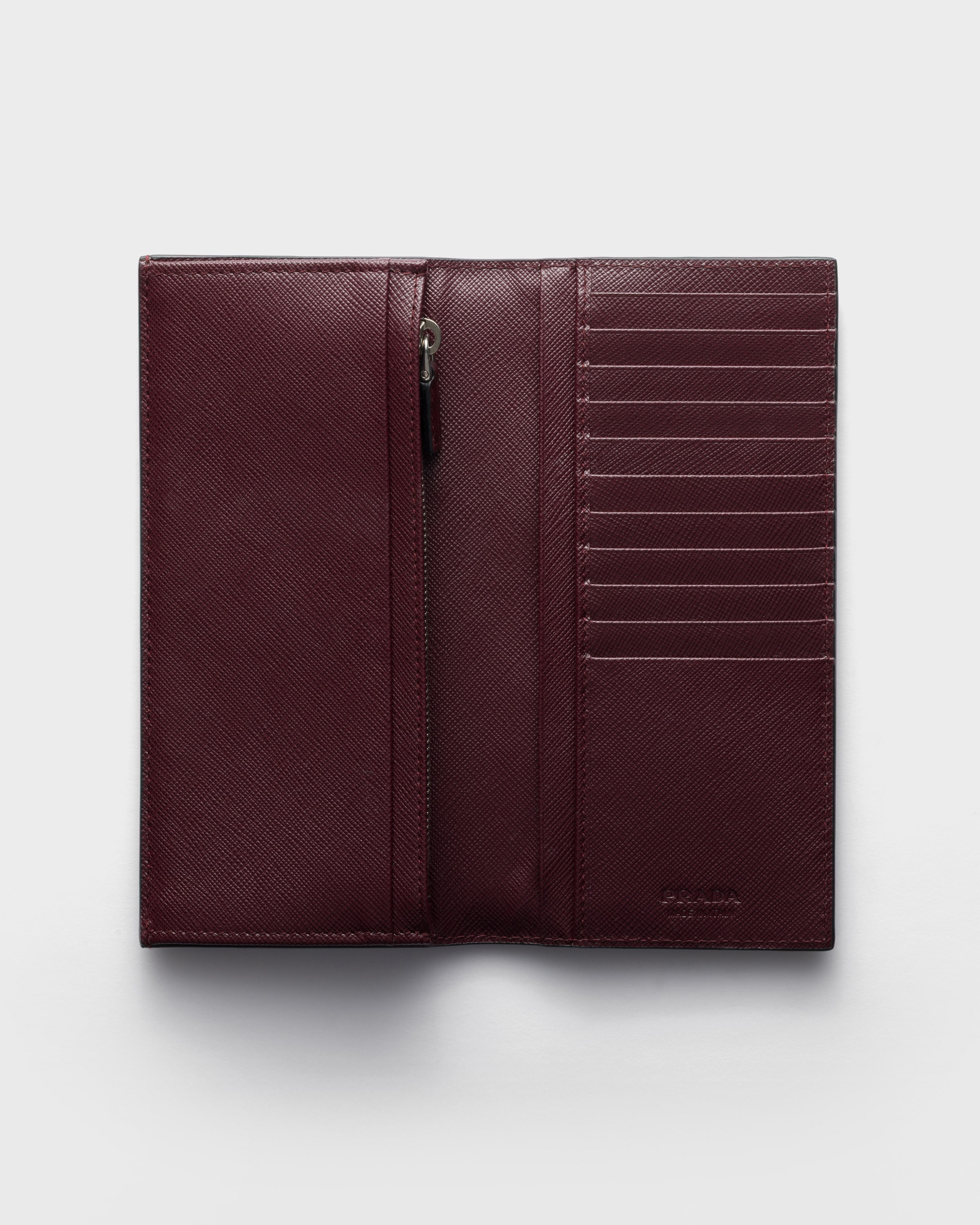 カモフラージュ／バーガンディ サフィアーノレザー 財布 | PRADA