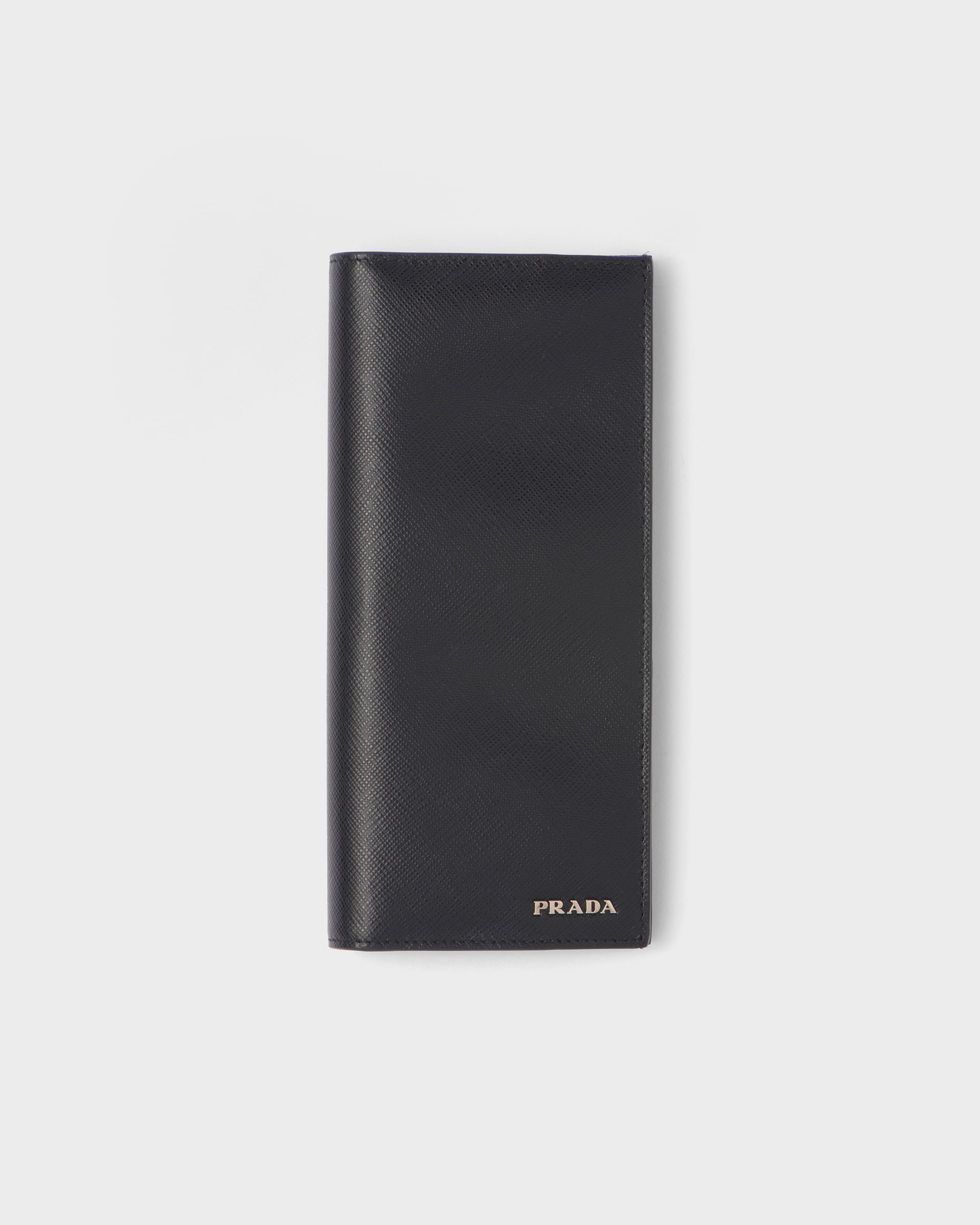 ブラック/バルティックブルー サフィアーノレザー財布 | PRADA - 日本