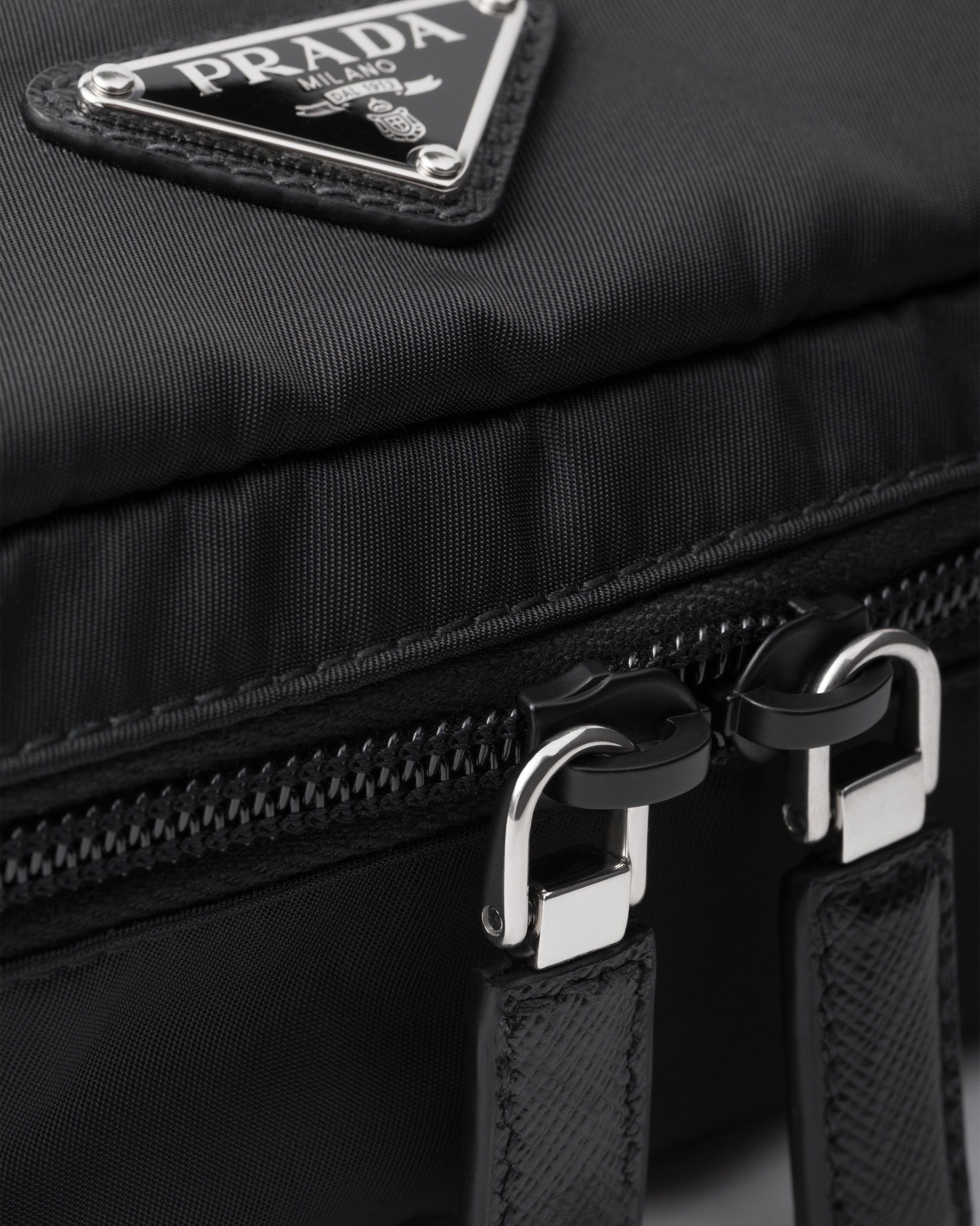 Prada nylon zip pouch 2025